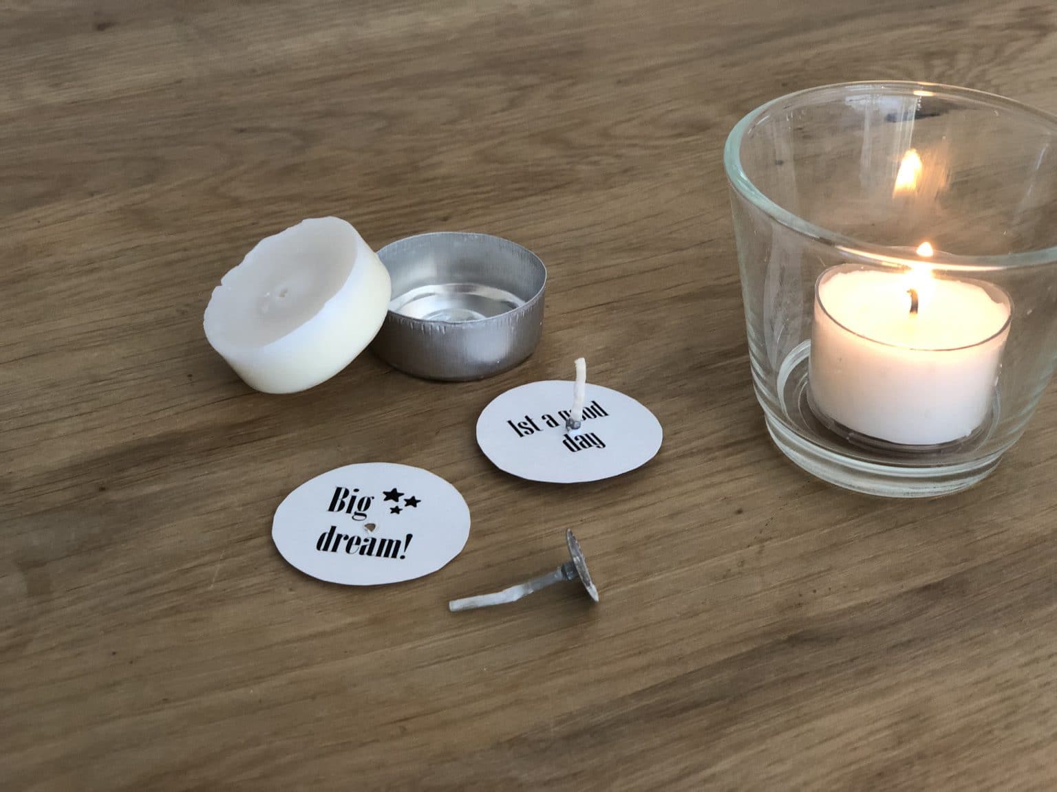 Wie Bekomme Ich Den Docht Aus Dem Teelicht DIY Motiv-Teelichter – graumitweissensternchen